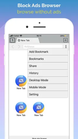 Game screenshot Block Ads Browser - Safe&Fast mod apk