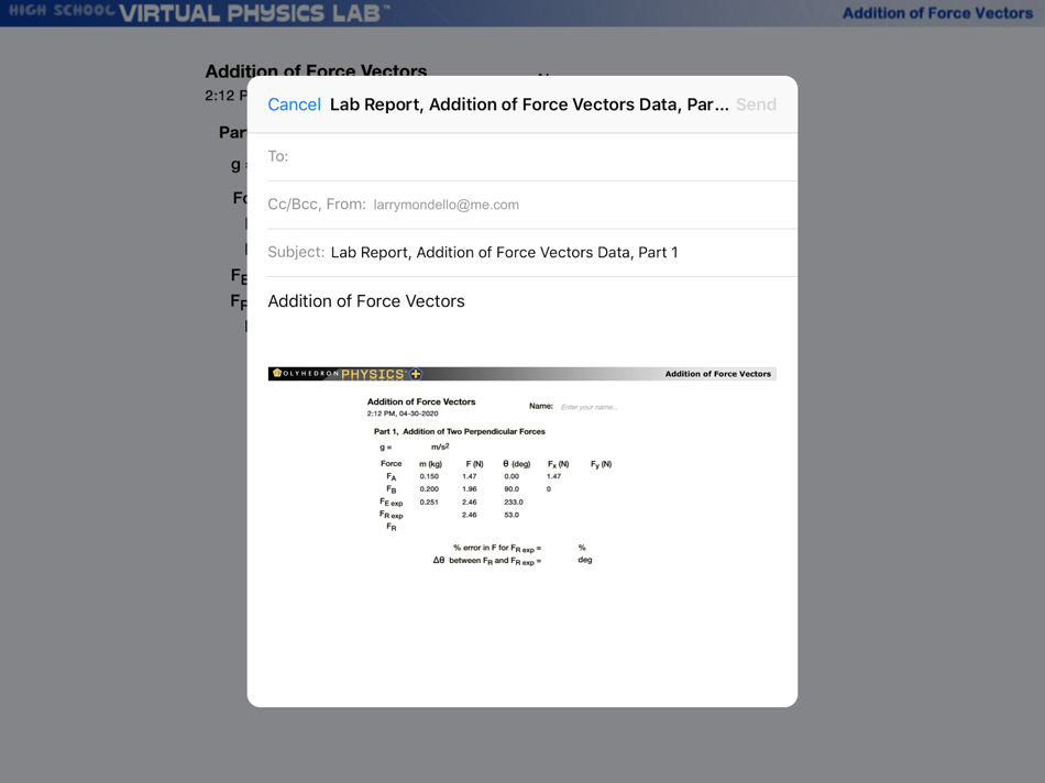 #5. PP+ Force Vector Addition (iOS) بواسطة: Polyhedron Learning Media, Inc.