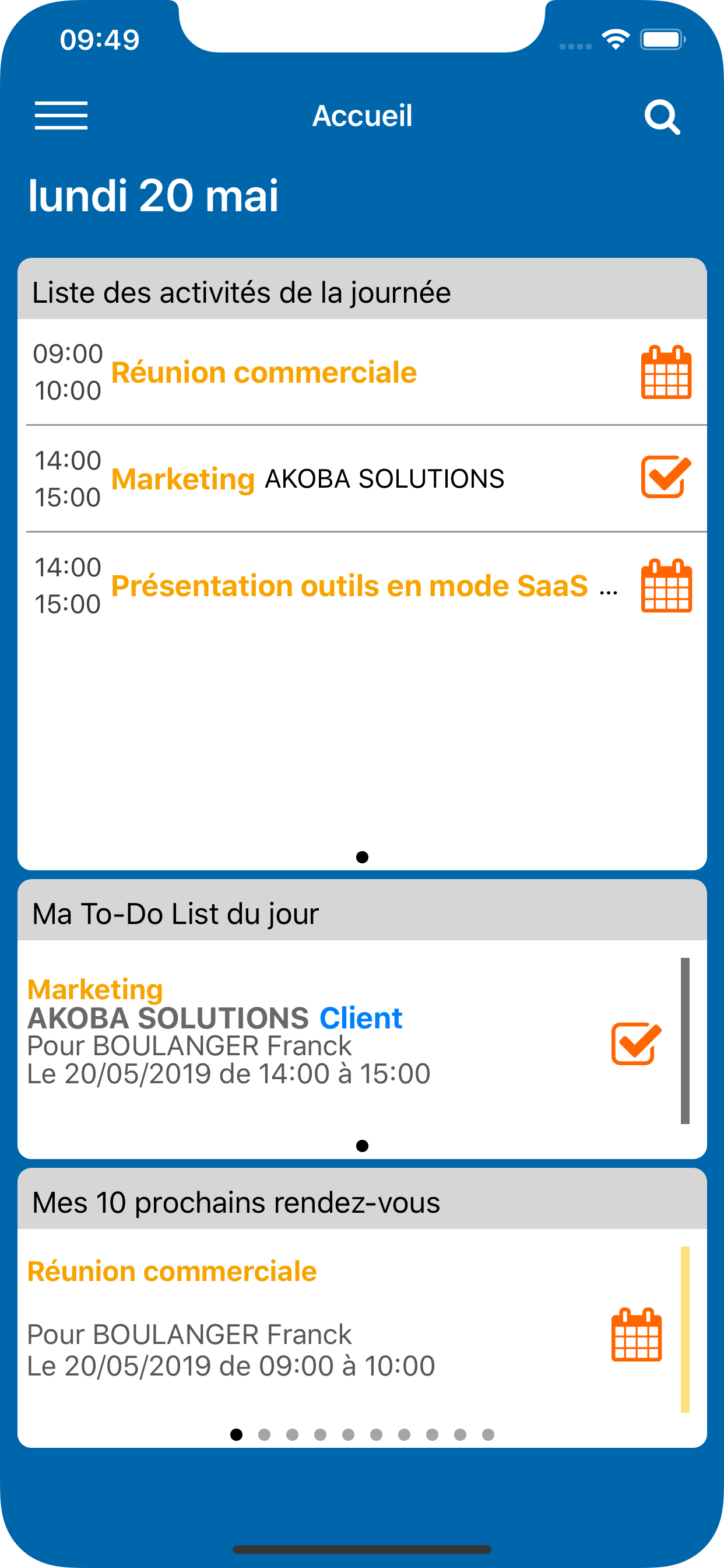 INES eXtend CRM screenshot 3