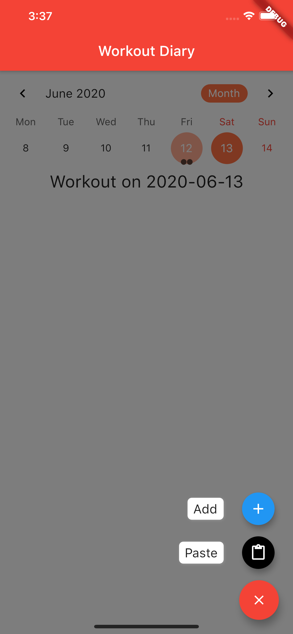 Simple Workout Journal