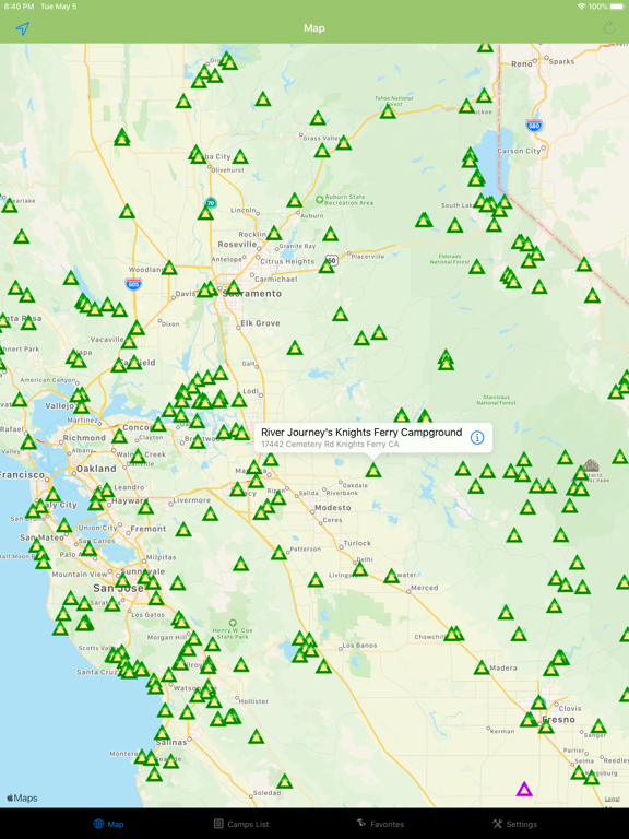 Screenshot #4 pour California – Camps & RV spots