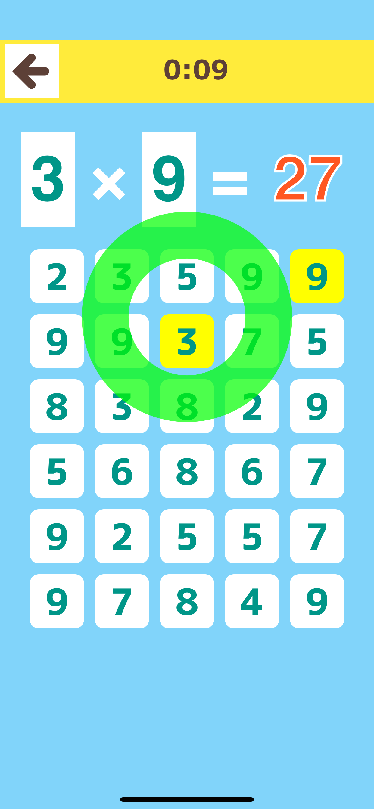Multiplication Table Practice