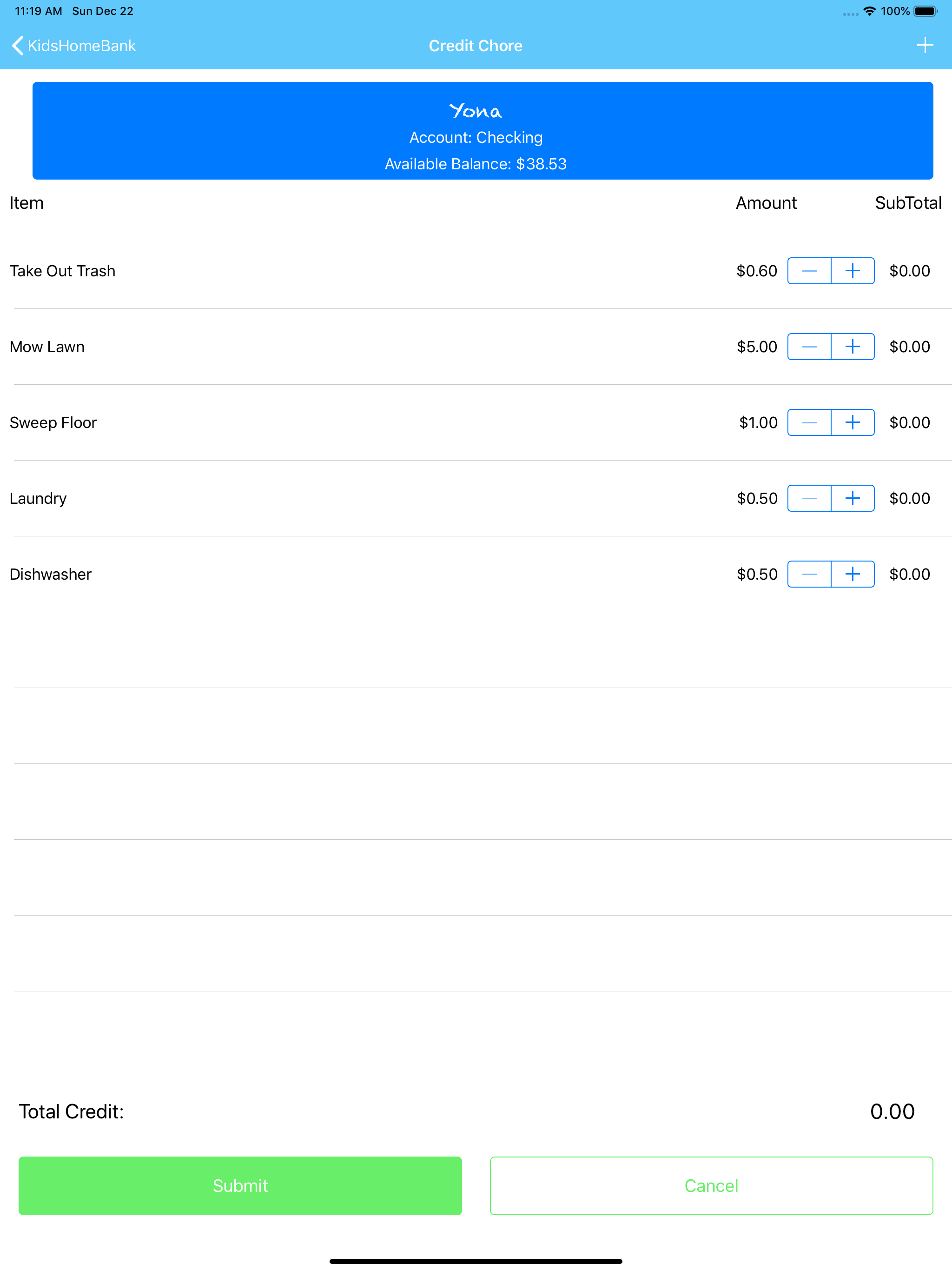 KidsHomeBank screenshot 12