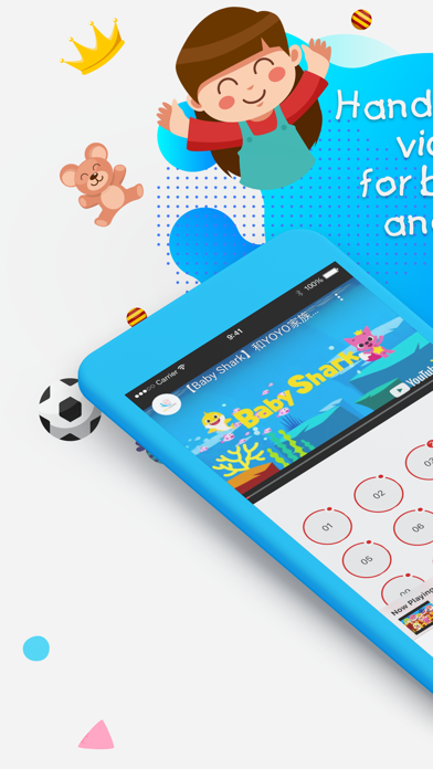 Baby Kids Tube: Videos & Games iPhone screenshot 1 - Entertainment app