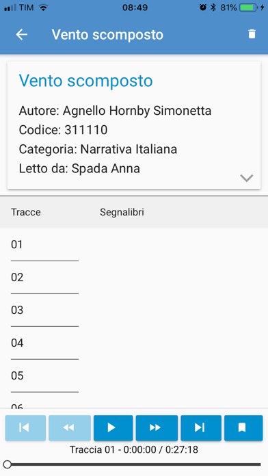 Libro Parlato Lions dal 1975 Screenshot