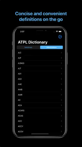 Game screenshot ATPL Dictionary apk
