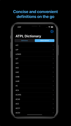 ATPL Dictionary screenshot 2