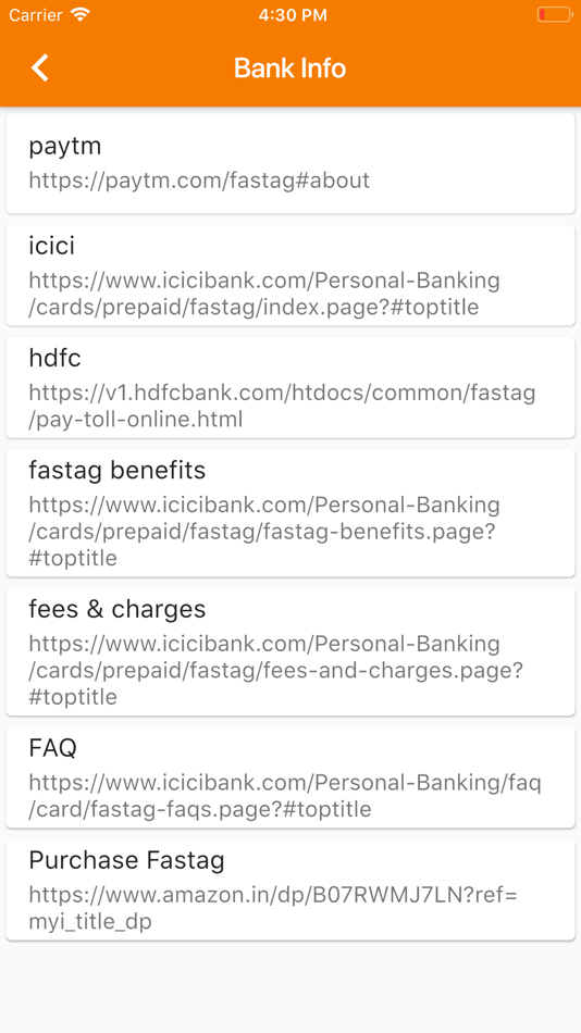 #5. FASTag - Fast Tag Guide (iOS) 게시자: lightlink solutions