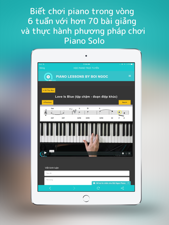 Screenshot #5 pour HỌC PIANO TRỰC TUYẾN