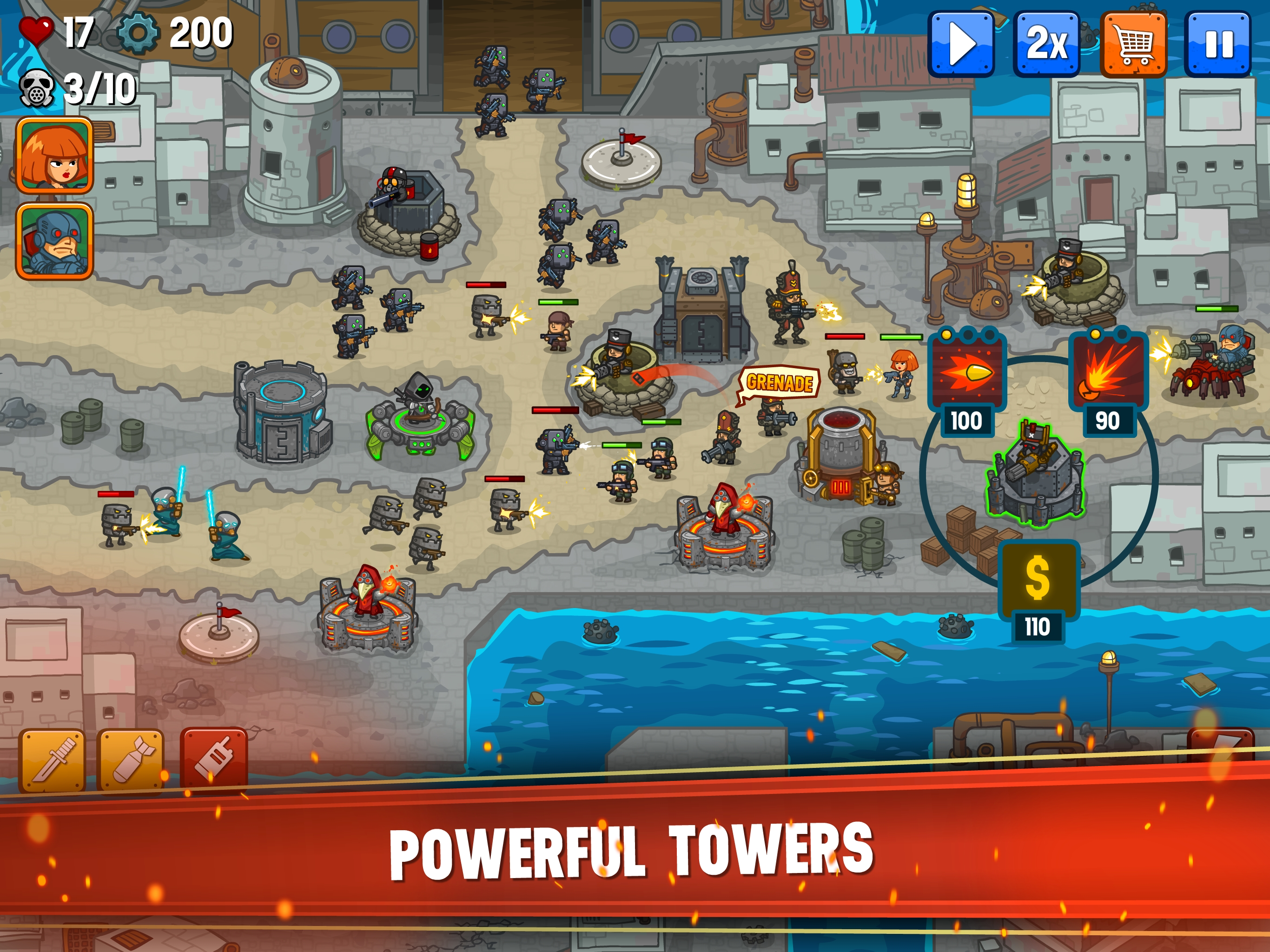 Steampunk Defense screenshot 13