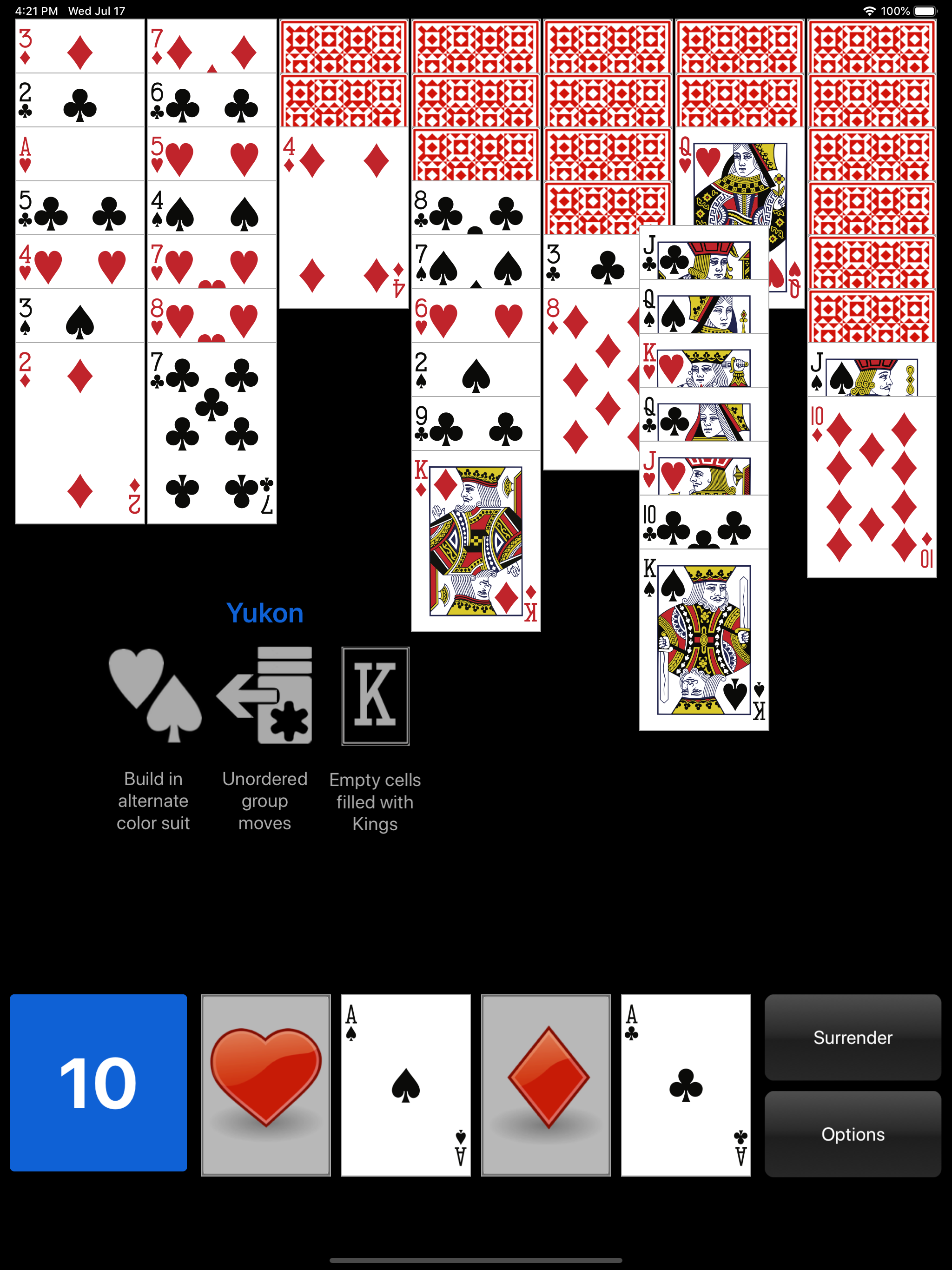 Yukon Solitaire - Classic