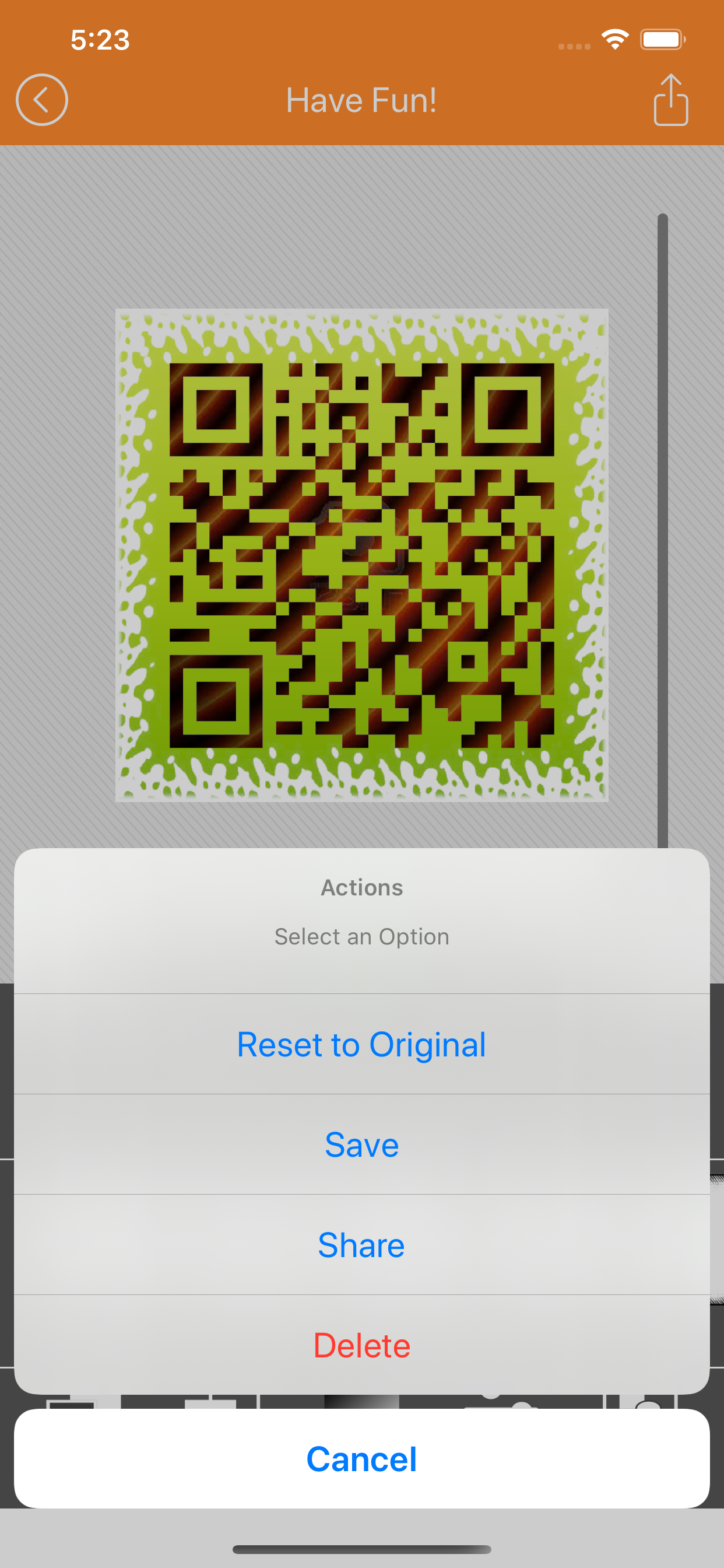 QR Code Reader & Artwork