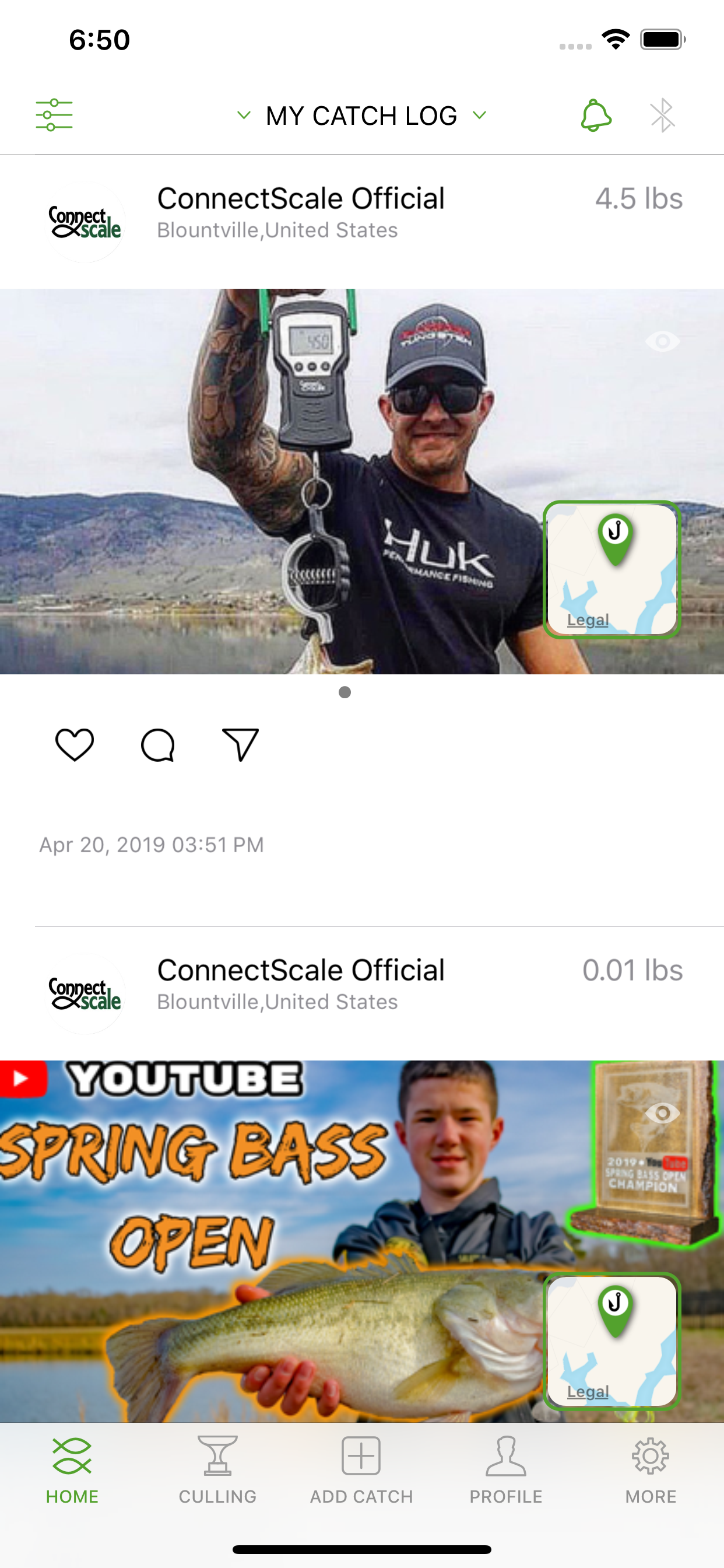 ConnectScale Fishing App