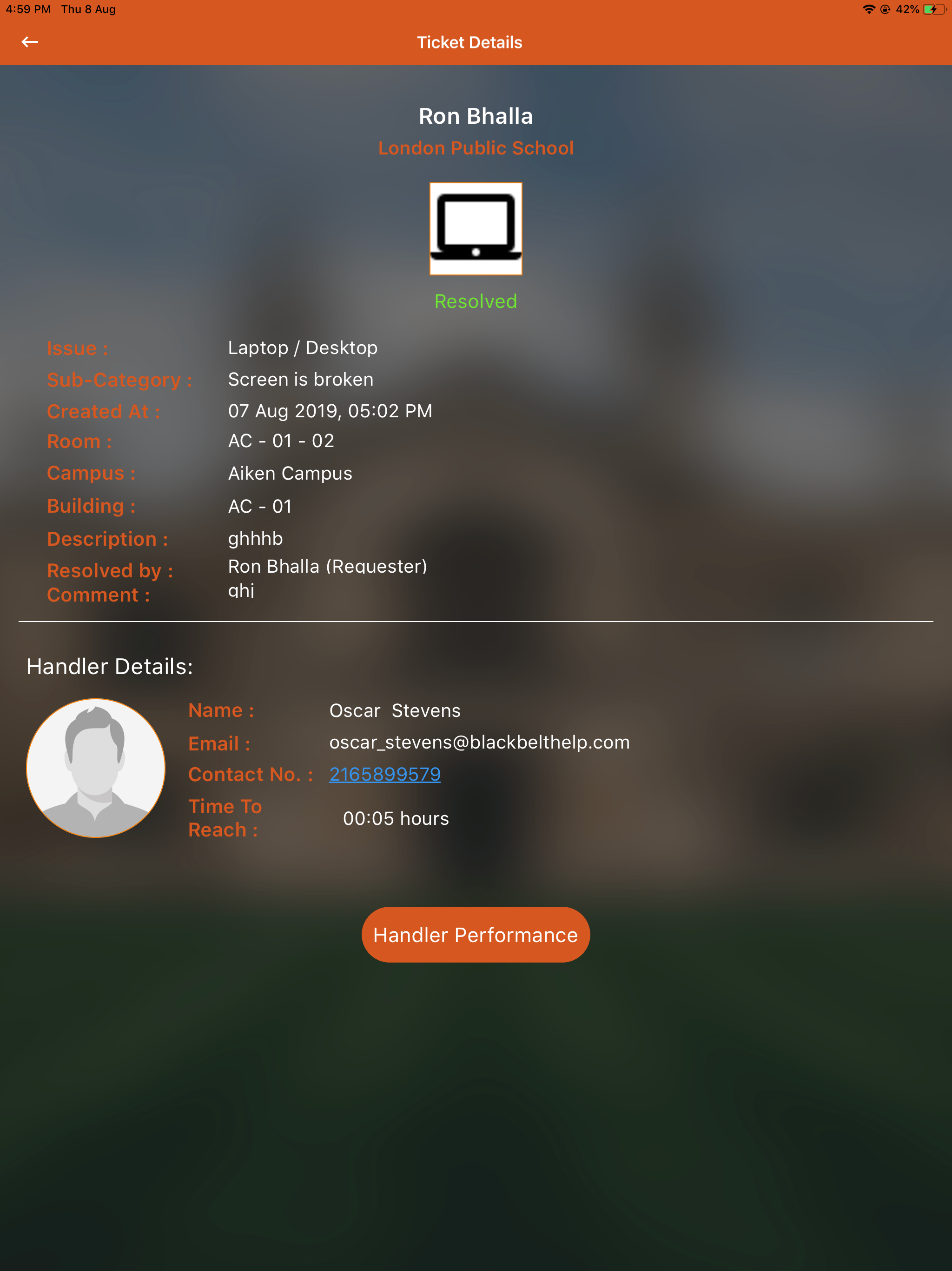 Classroom Emergency App screenshot 6