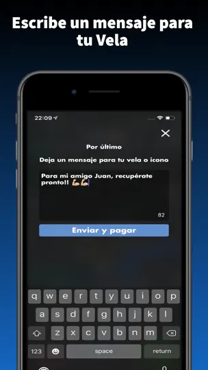 Captura de pantalla de Enciende Una Vela en iPhone 5