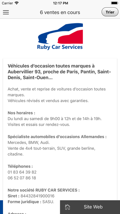 Screenshot #2 pour Ruby Car Services