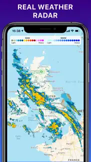 rain radar - live weather maps iphone screenshot 2