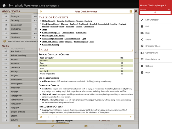 Fight Club 5th Edition iPad screenshot 8 - Entertainment app