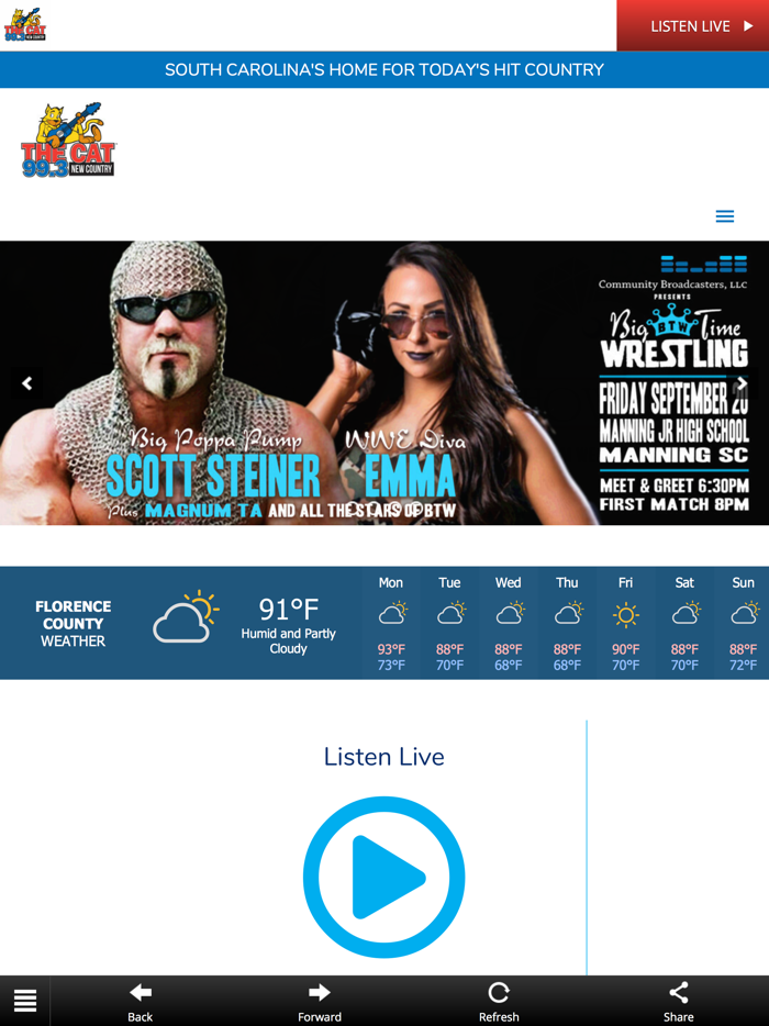 99.3 The Cat WWKT FM