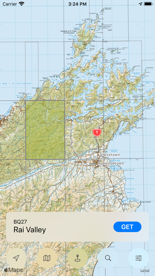 #1. NZ Topo Maps (iOS) 由: Rajan Fernandez