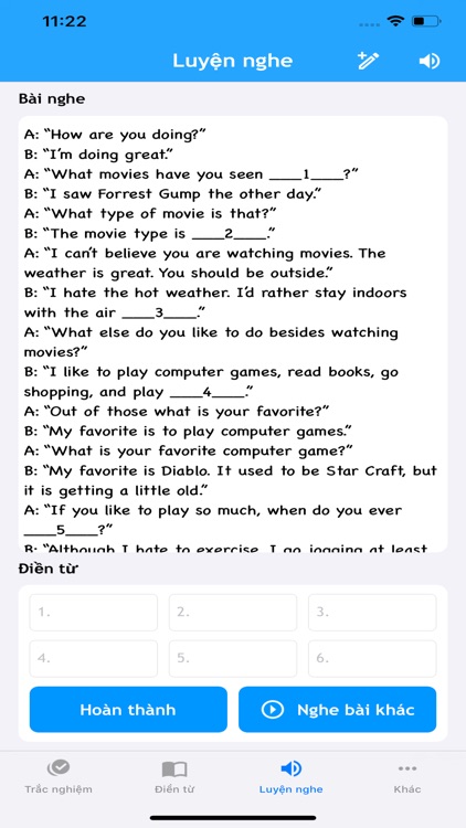 Bài tập tiếng anh