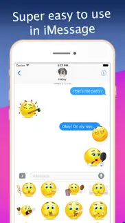 3d emoji stickers for imessage iphone screenshot 3
