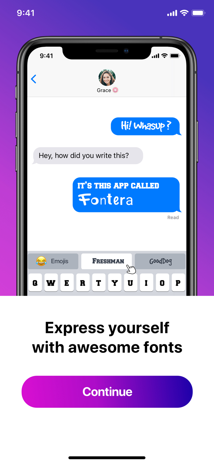 Fontera screenshot 2