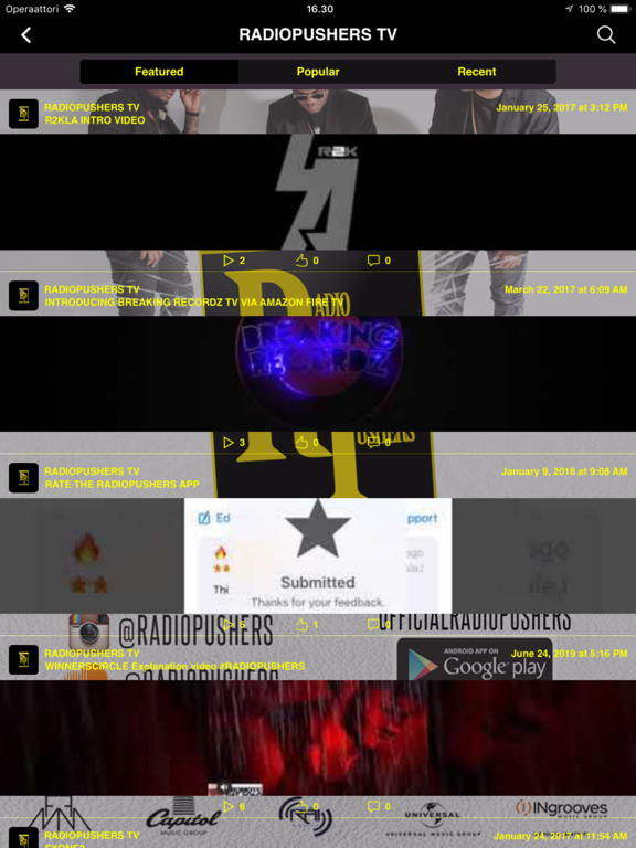 Screenshot #4 pour THEOFFICIALRADIOPUSHERS