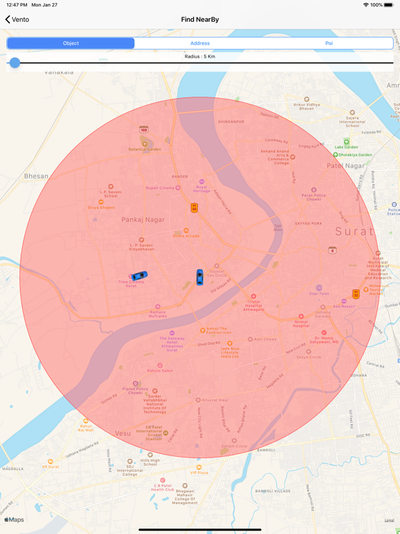 Trakzee Local iPad screenshot 5 - Navigation app