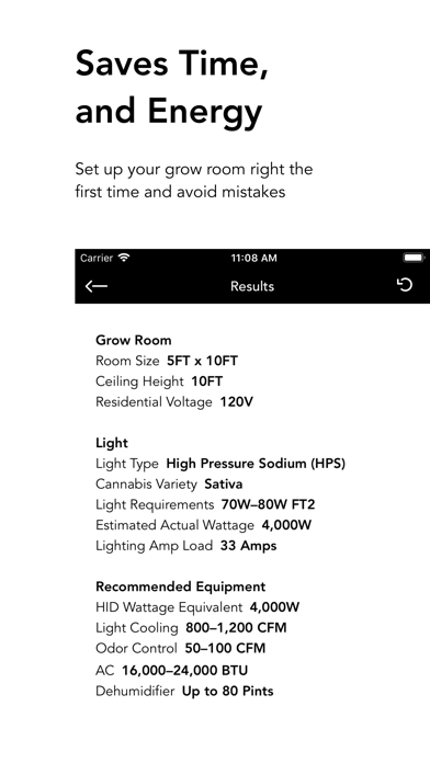 Grow Room Calculator screenshot 3