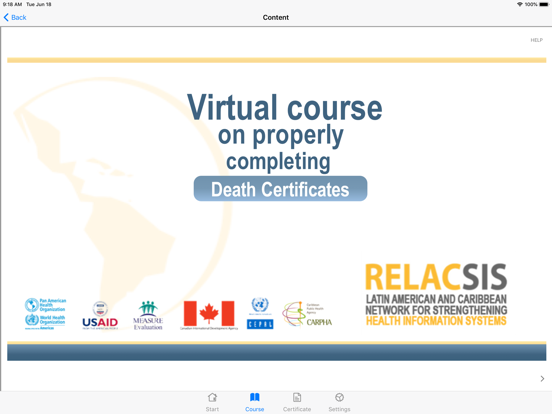 Curso Certificado Defunción