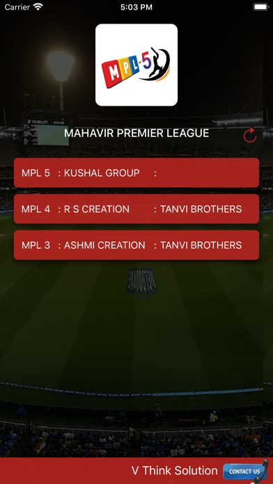 MPL - MAHAVIR PREMIER LEAGUEのおすすめ画像1