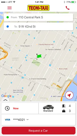 Tecni Taxi SD screenshot 3