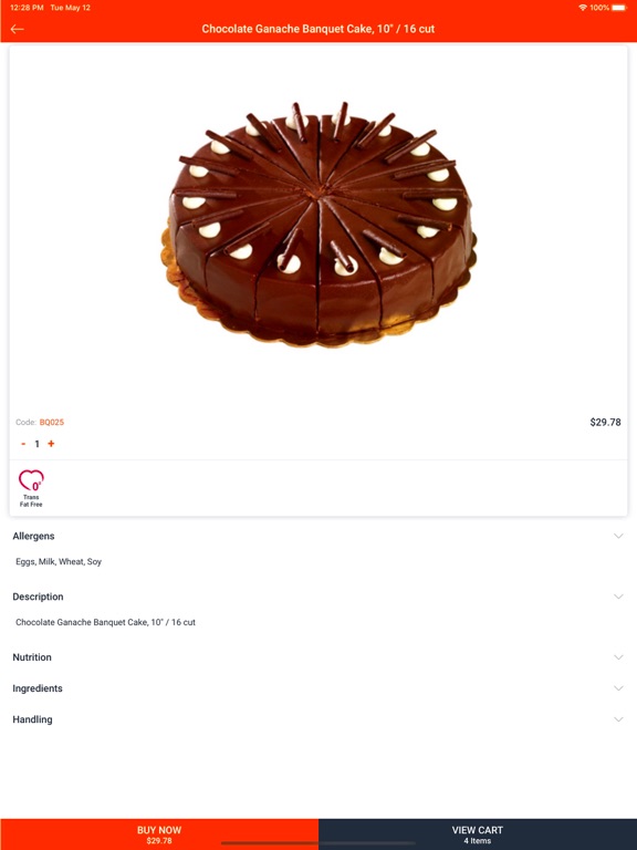 Le Chef Bakery To Go! iPad screenshot 4 - Food & Drink app
