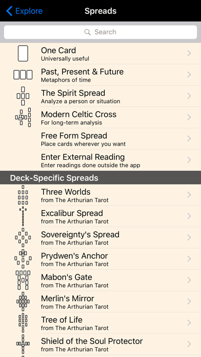 Screenshot #3 pour Arthurian Tarot