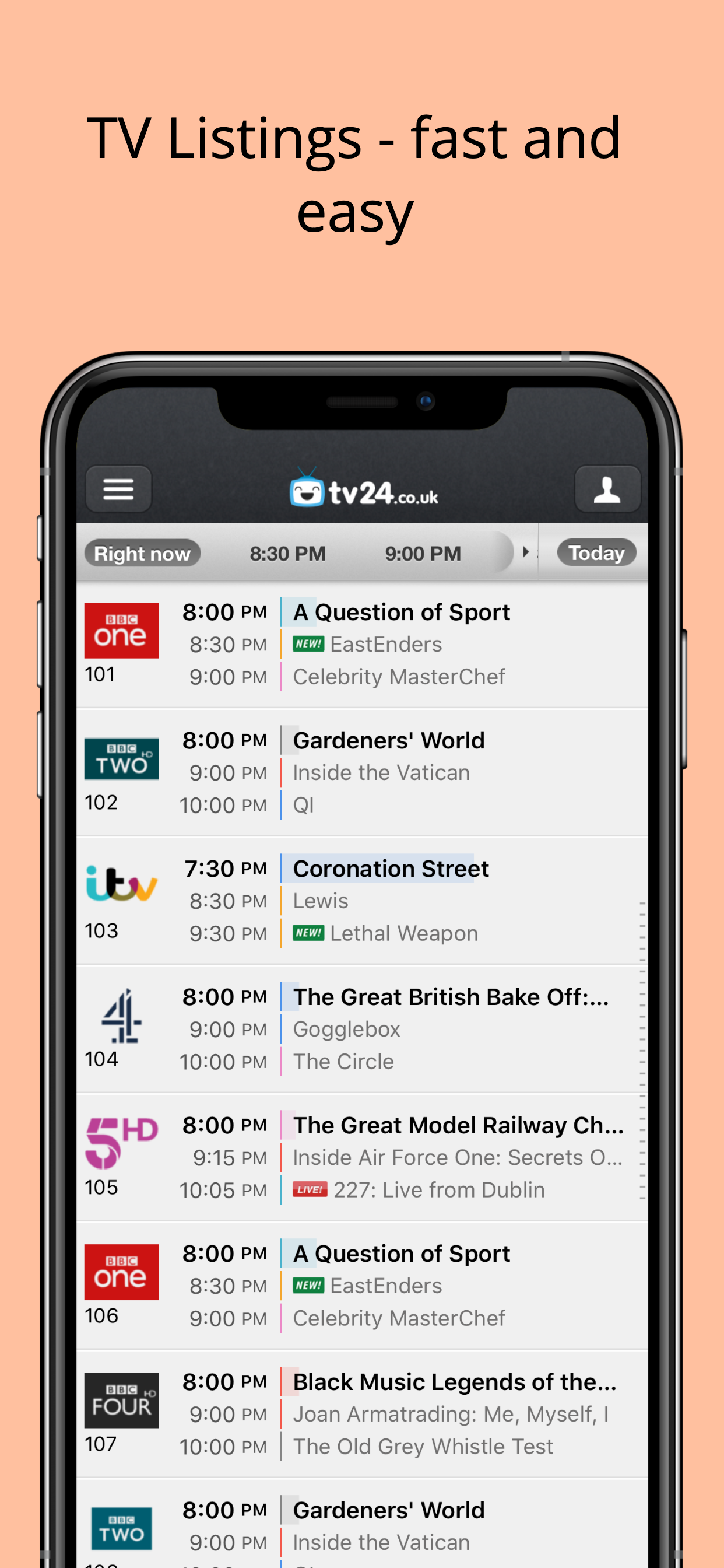 tv24.co.uk - UK TV Guide