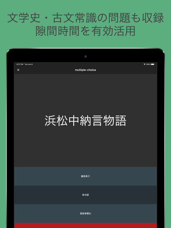 古文単語・古文常識・文学史 iPad screenshot 6 - Reference app