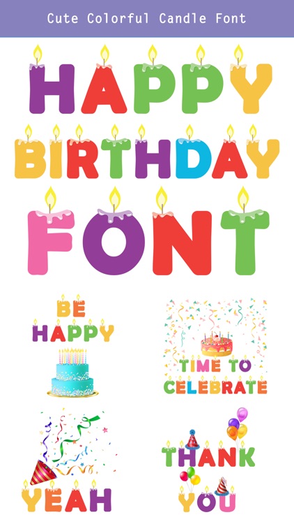 Happy Birthday CUstom FONt screenshot-3