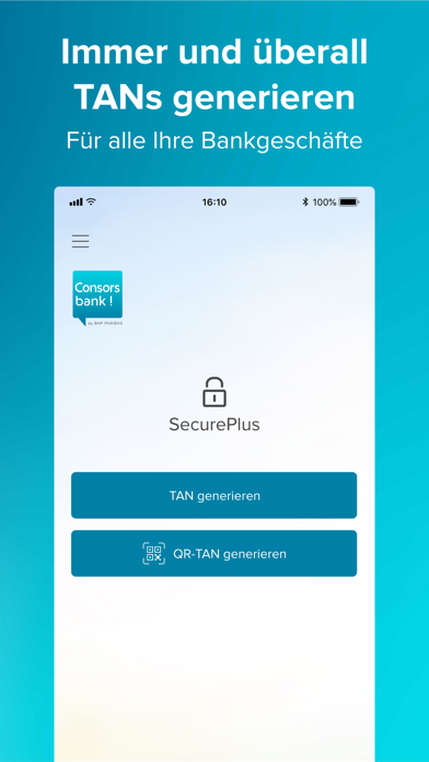 Consorsbank SecurePlus Screenshot