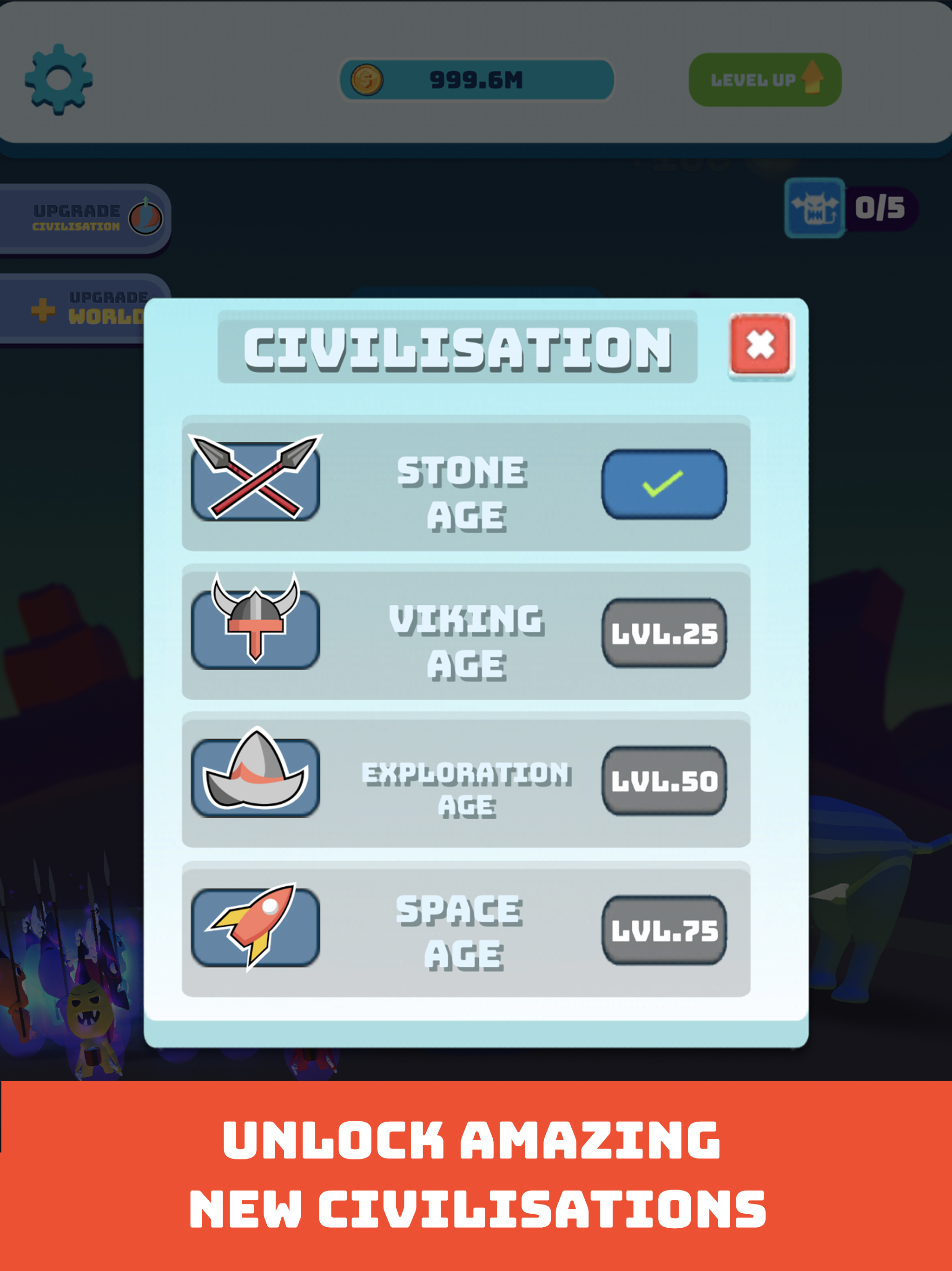 Idle Warriors Evolution screenshot 11