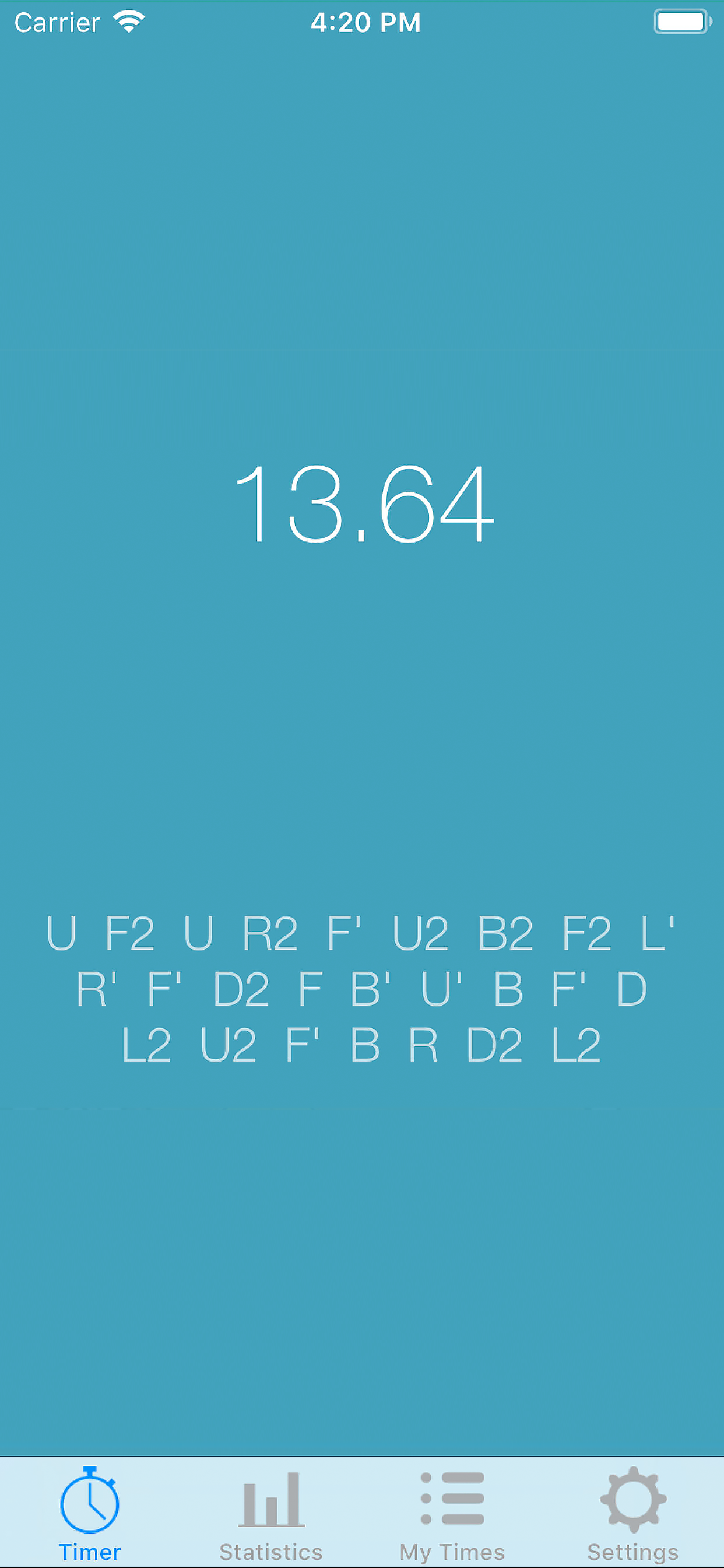 Magic Cube Timer