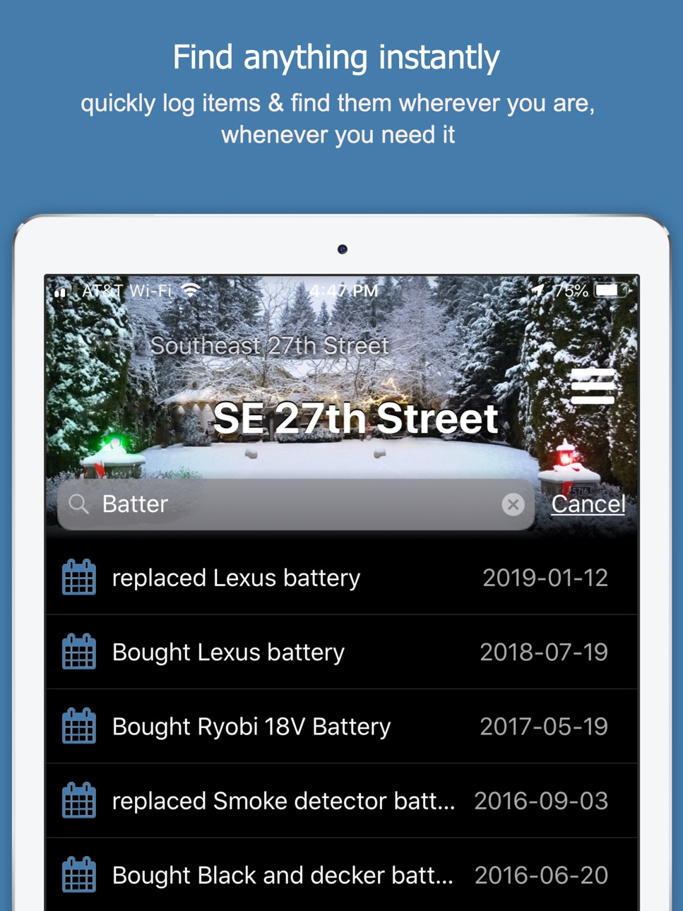 iPad screenshot