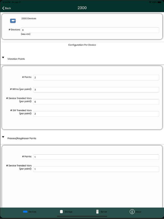 S1 Server Calculator iPad screenshot