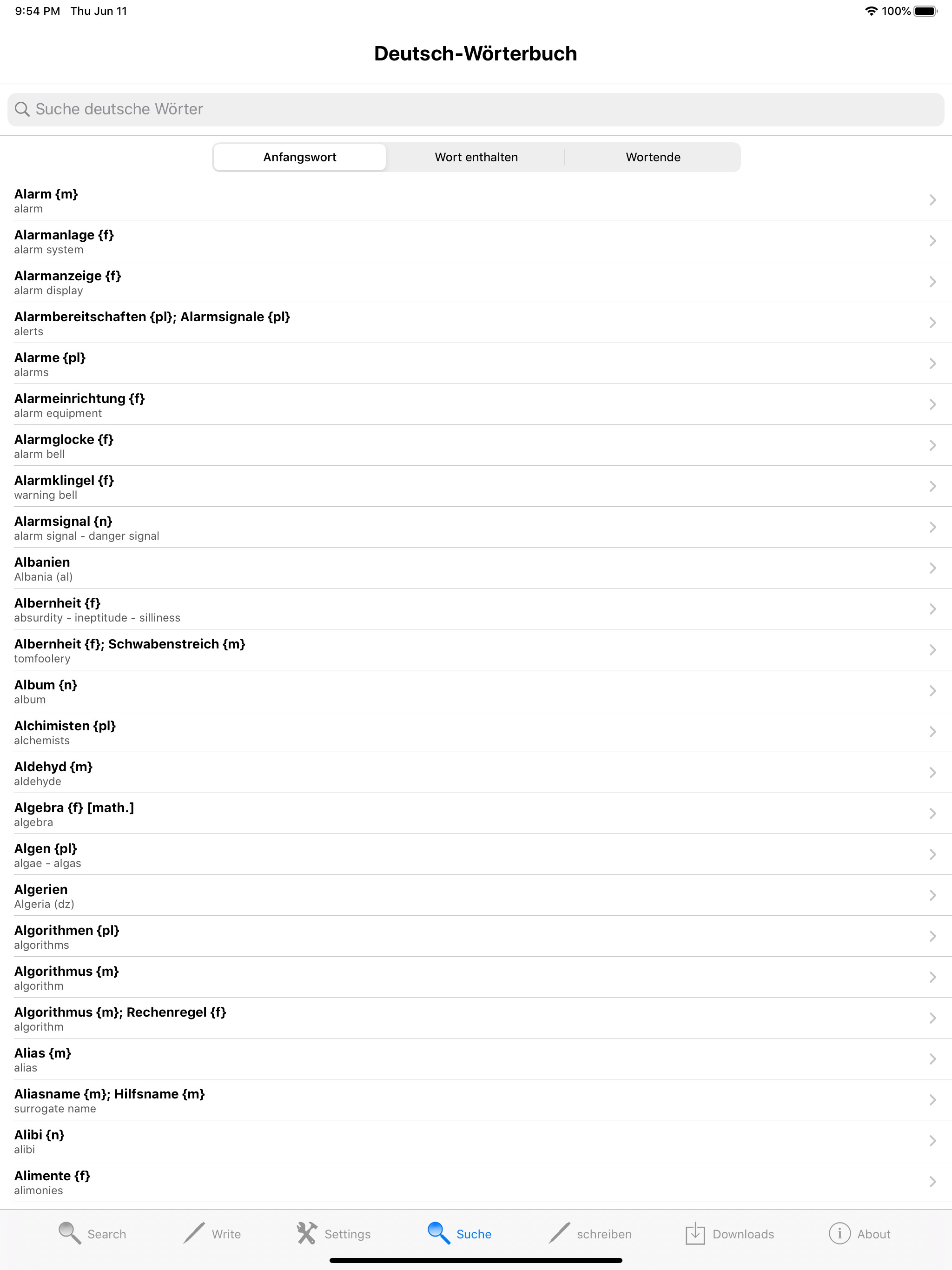 German Dictionary English screenshot 8