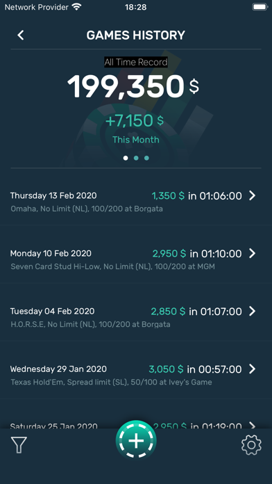 Poker Stack - Bankroll Tracker Screenshot
