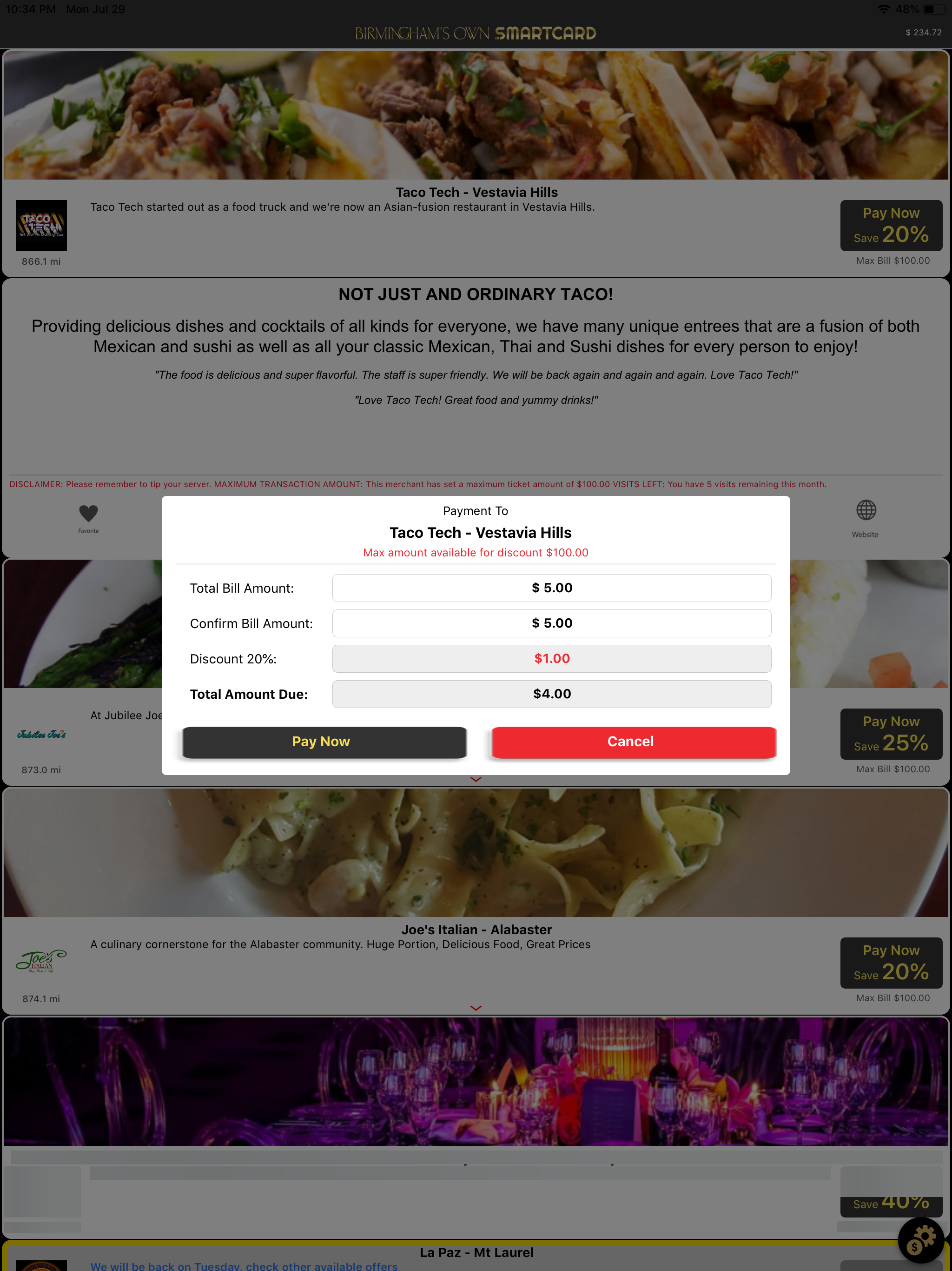 Bhams Own SmartCard screenshot 8