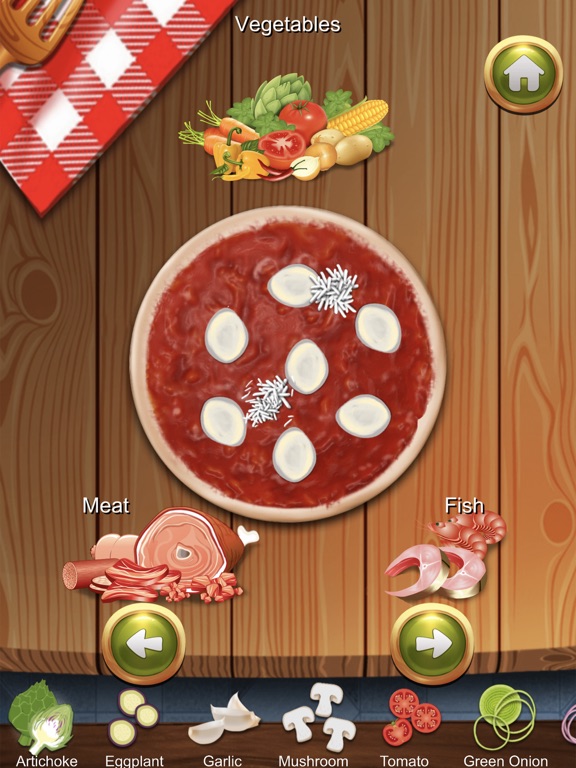 Pizza Maker Kids Pizzeria Game iPad screenshot 7 - Games app