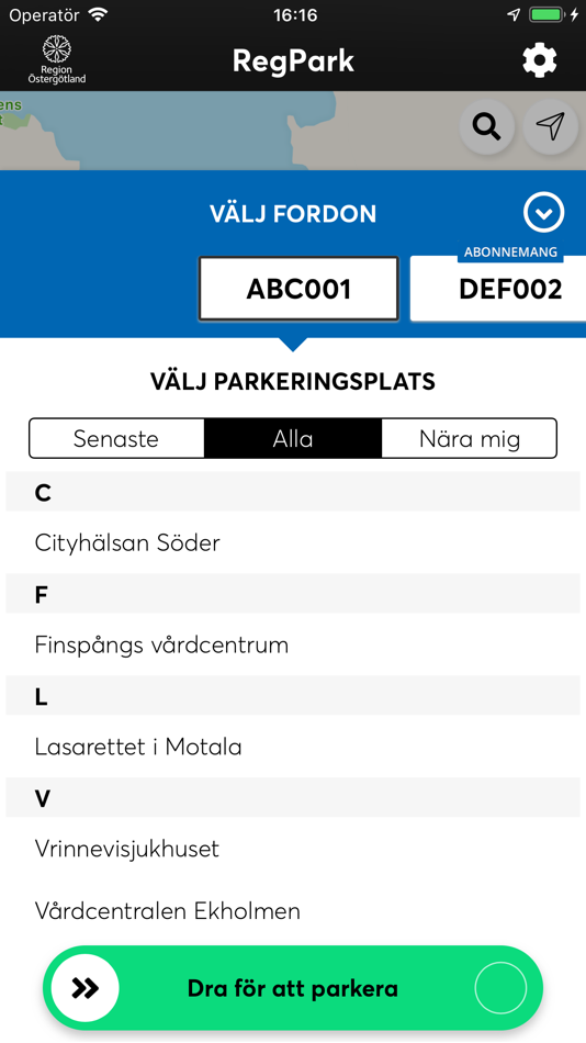 #2. RegPark (iOS) 由: Landstinget i Ostergotland