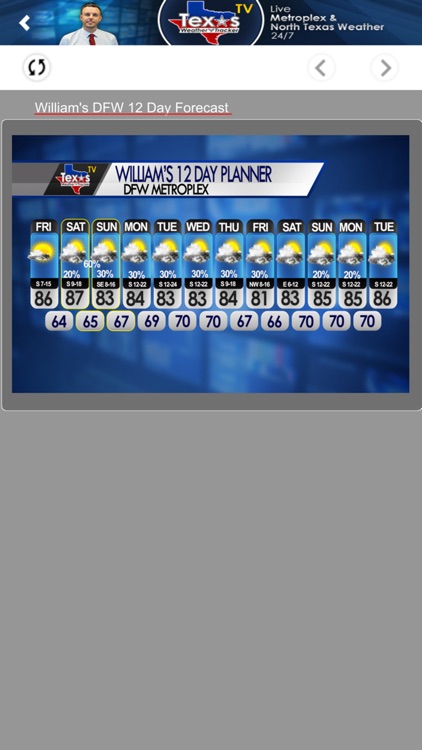 Texas Weather Tracker TV screenshot-4