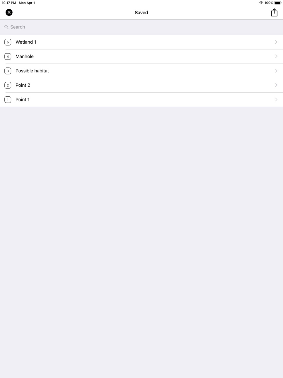 iPad screenshot